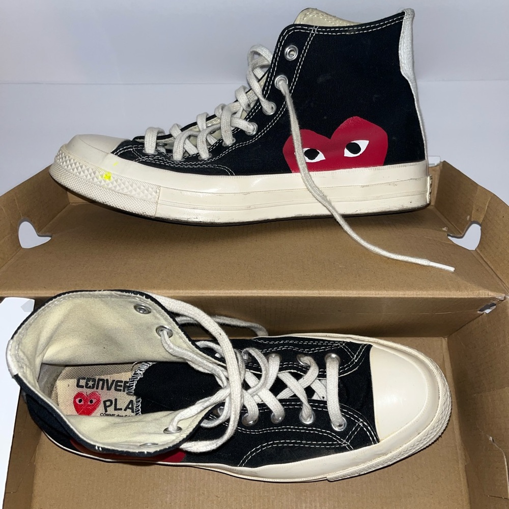 Converse High-Top Sneakers - Black and White